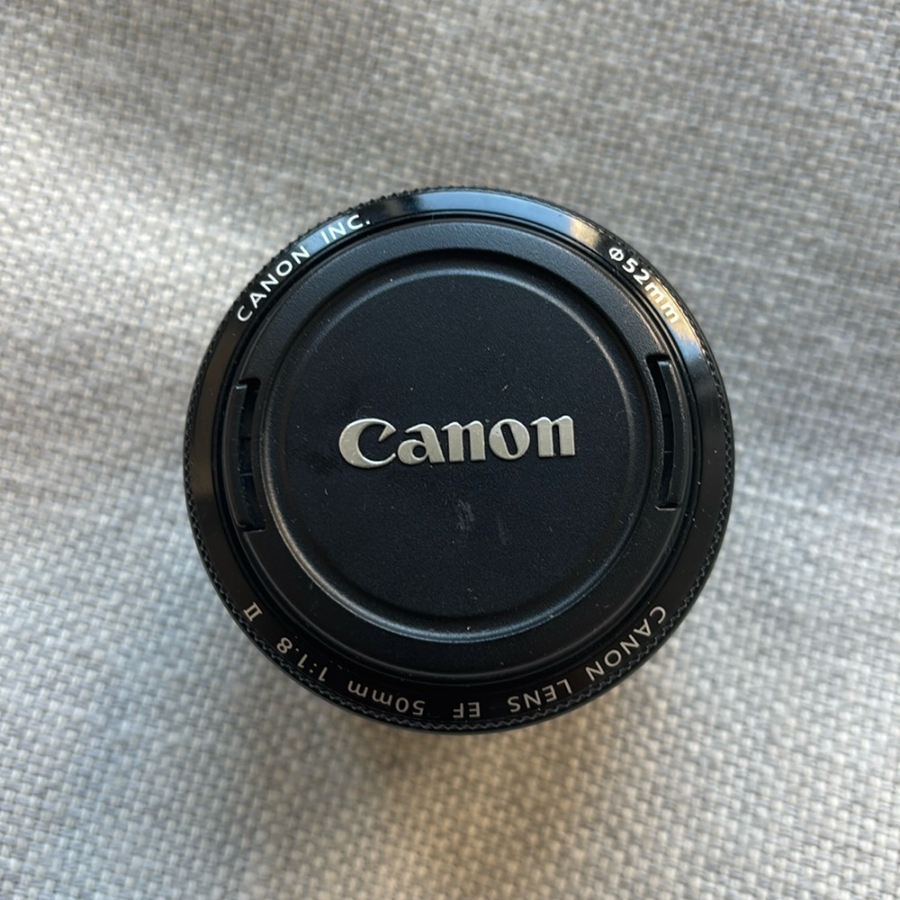 Canon camera Lens EF 50mm 1:1.8 II